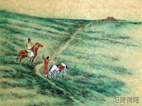 《赋得古原草送别》白居易古诗原文翻译及鉴赏