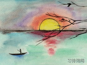 《暮江吟》白居易古诗原文翻译及鉴赏